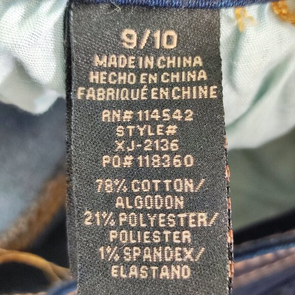 Dollhouse Curvy high-rise jeans stretch dark wash blue women's junior size 9/10 - Picture 7 of 14